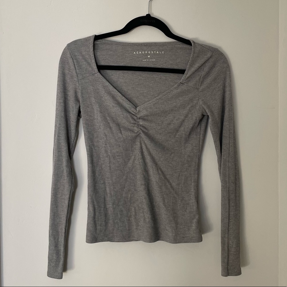 Aeropostale ribbed long sleeve SZ M